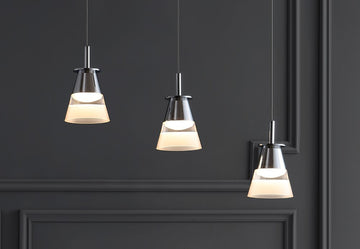 Alain Adjustable Metal Integrated LED Pendant - JONATHAN Y
